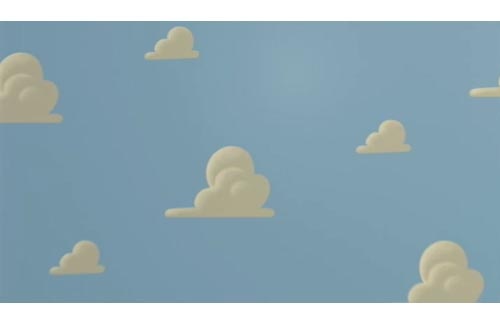  room to have the cloud wallpaper from Toy Story Yes Im serious