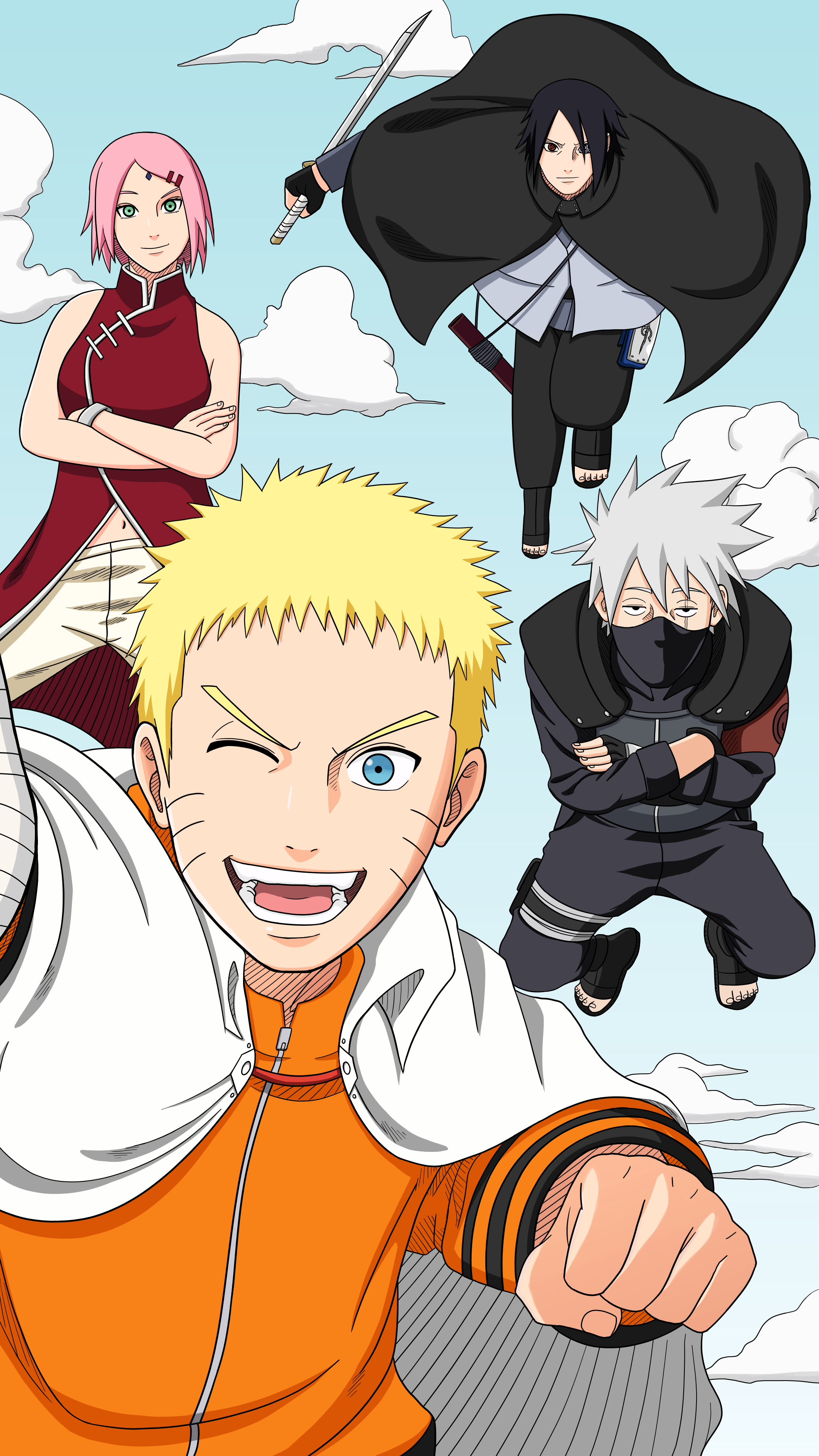 A Team Wallpaper I Made For Myself R Naruto
