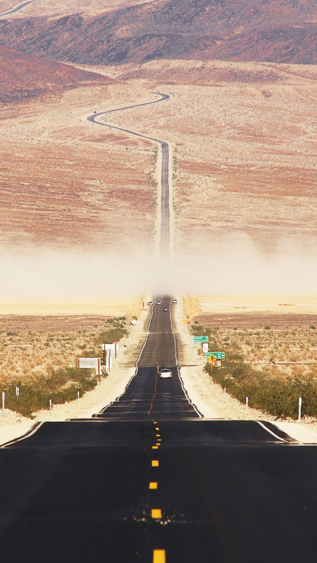 Wallpaper Californian desert 4k 5k wallpaper 8k road USA