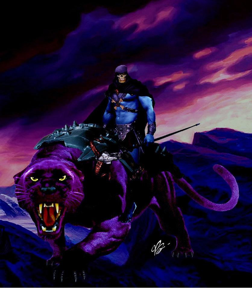 Skeletor Wallpaper And Panthor By