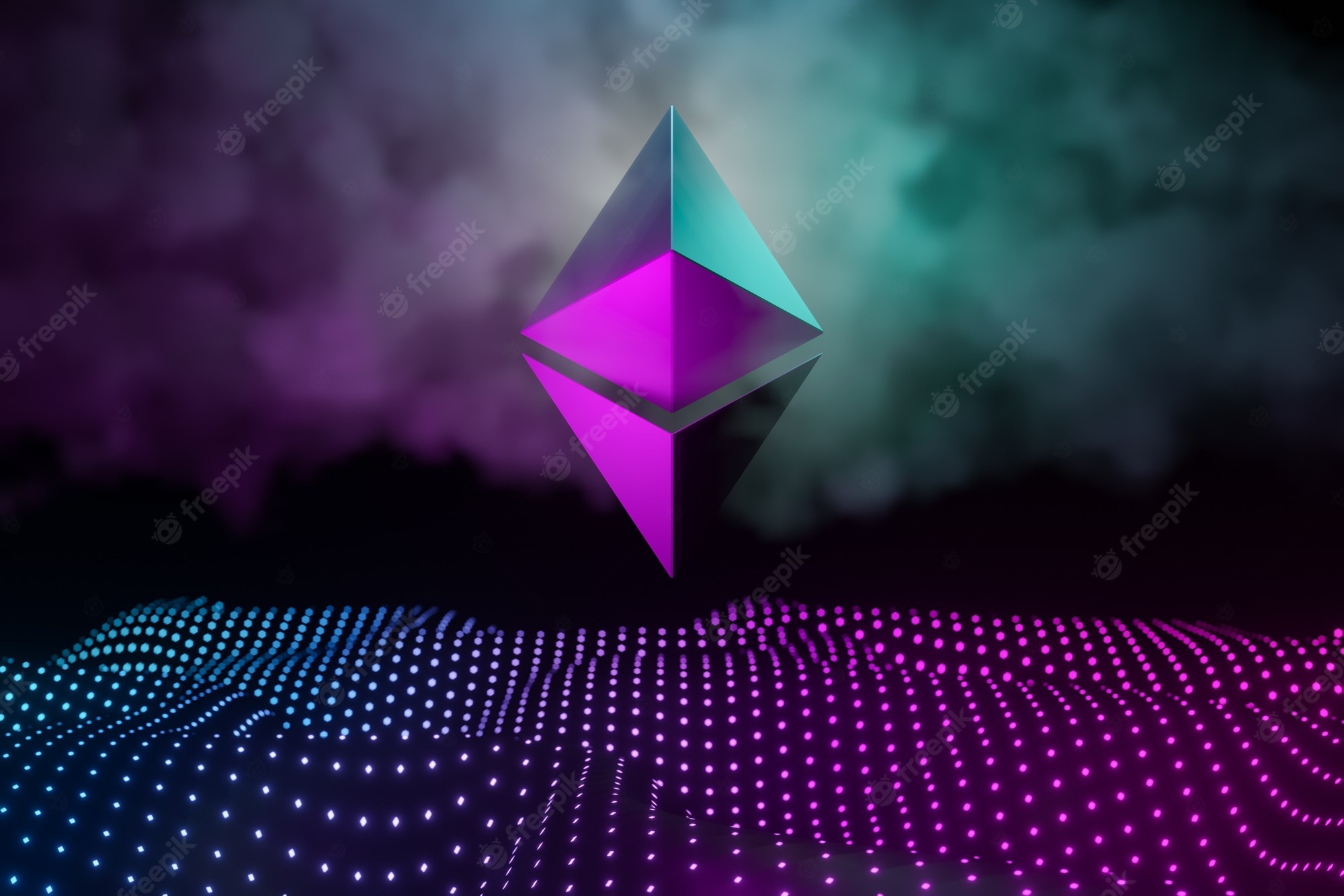 Premium Photo Ethereum Cryptocurrency Technology Abstract