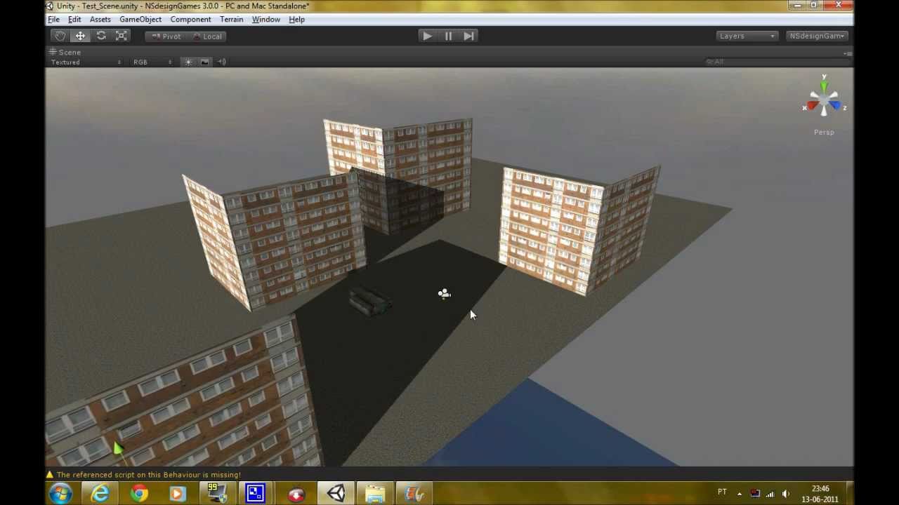 Unity 3d Blender City Background Tutorial