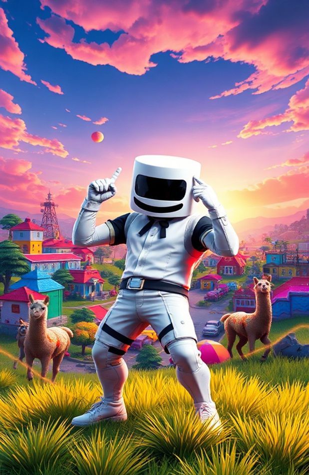 Marshmello Fortnite Wallpaper