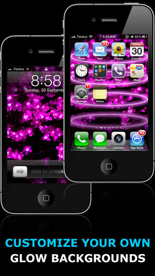 Glow Background Customize Your Home Screen Wallpaper On The App
