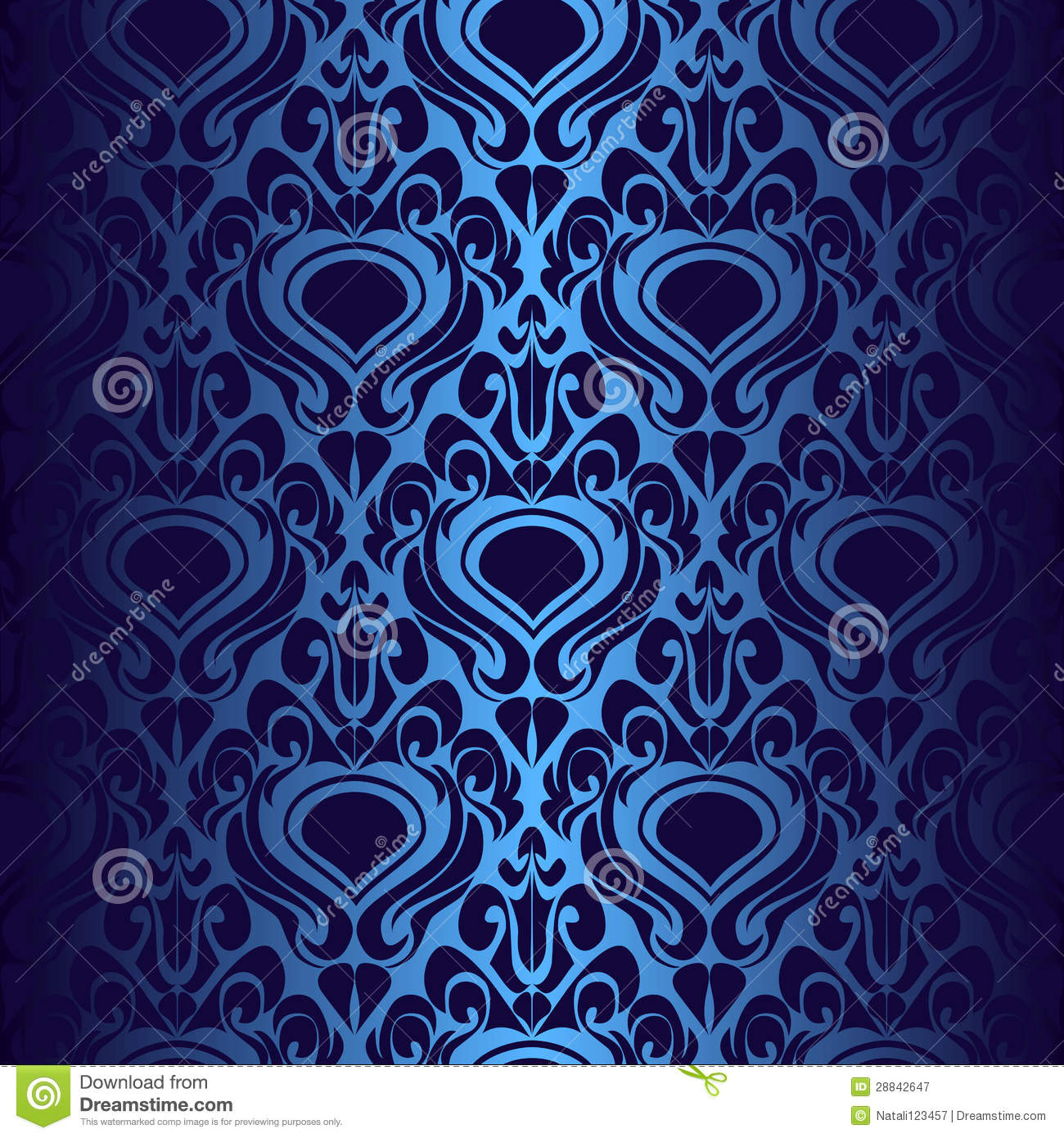 Seamless Dark Blue Wallpaper Royalty Stock Photography Image