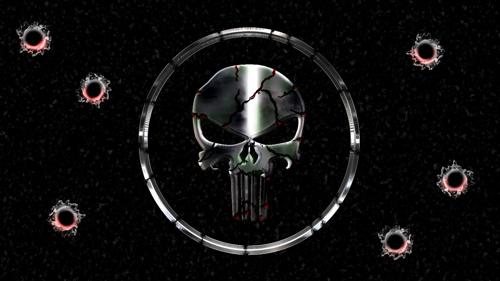 Black Punisher Skull Images Wallpaper HD   dlwallhd