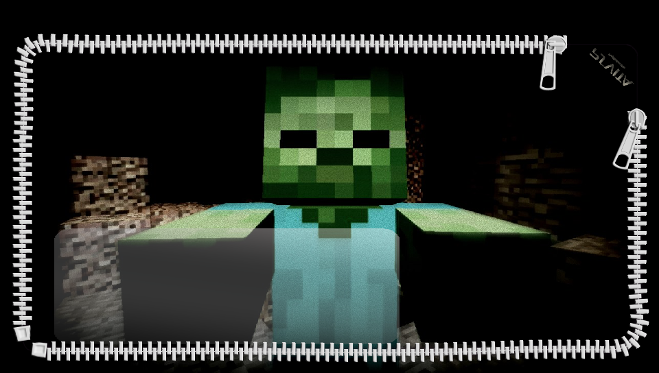 Minecraft Zombie Suprise Ps Vita Wallpaper Themes And