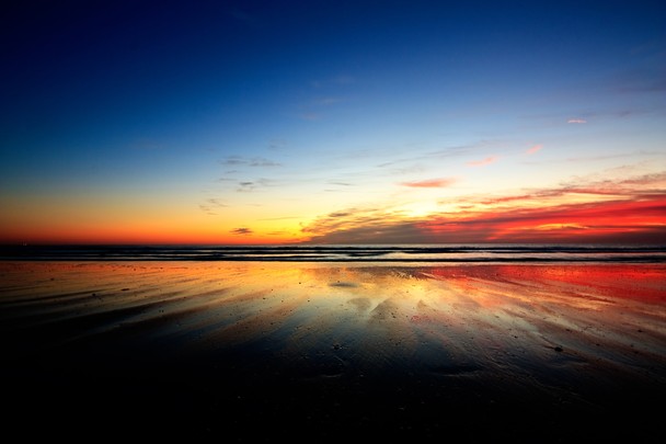 Sunrise In Jacksonville Beach Florida Location Fl