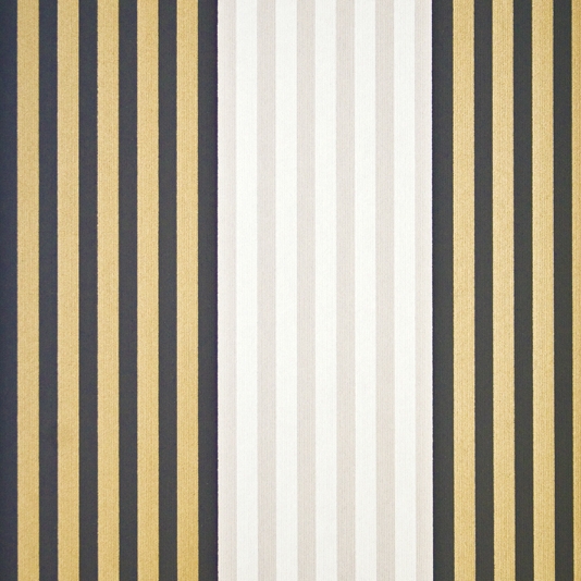 Wallpaper Textured Striped In Black And Mauve With Gold