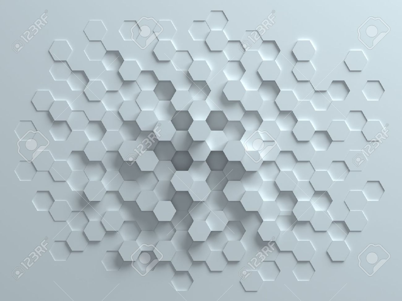 Hexagonal Abstract 3d Background Stock Photo Picture And Royalty