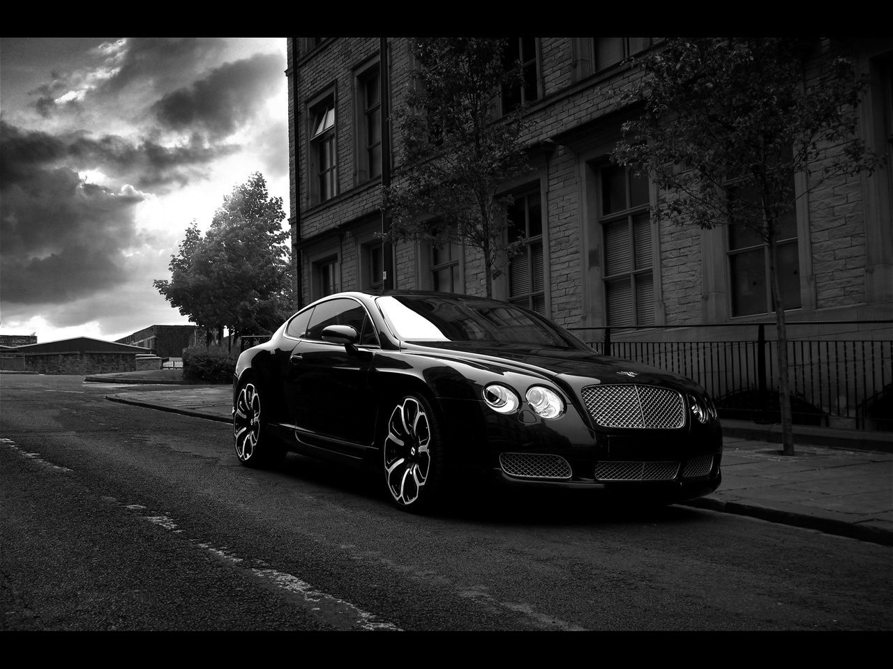 Black Car HD Wallpaper