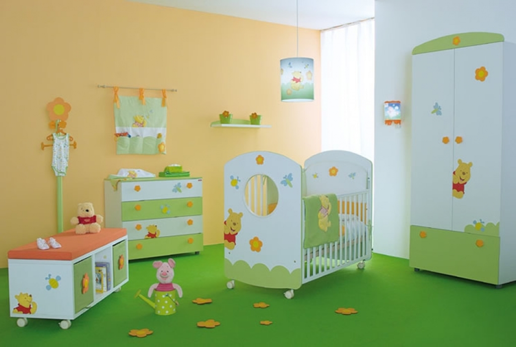 Wallpaper boys baby nursery room interior decorating design ideas 1024x689