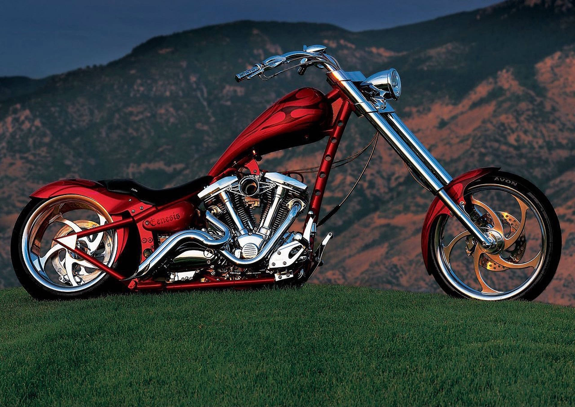 Chopper Motorcycle Wallpaper