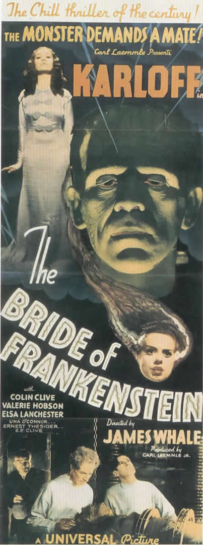 The Bride Of Frankenstein Vintage 1930s Movie Posters Wallpaper