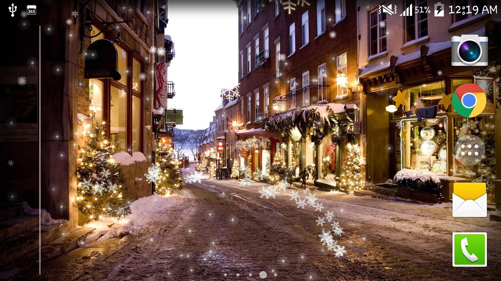 Snow Night City live wallpaper   Android Apps on Google Play