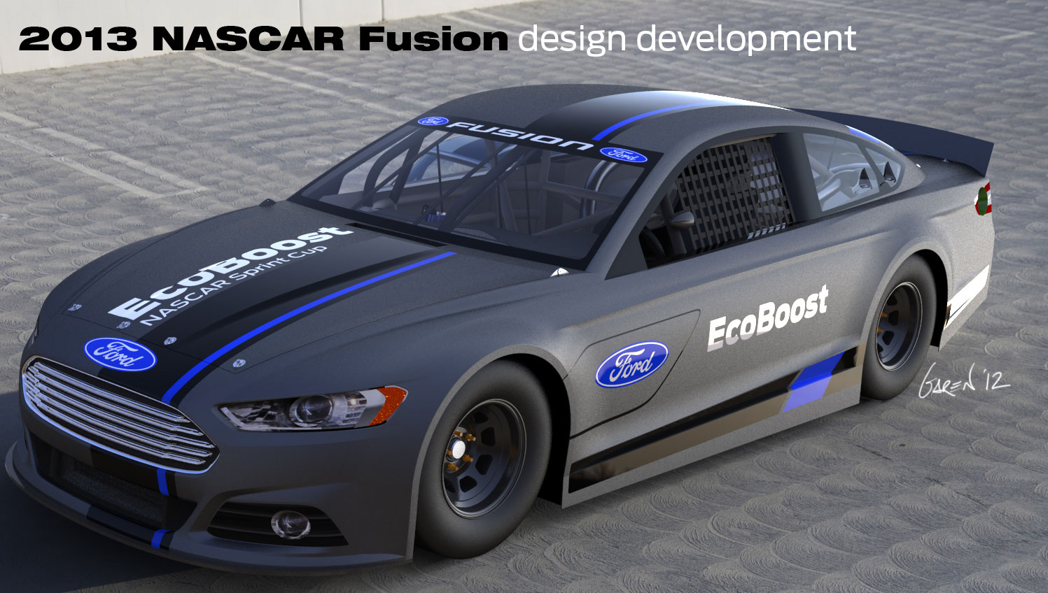 Ford Fusion Nascar Desktop Wallpaper