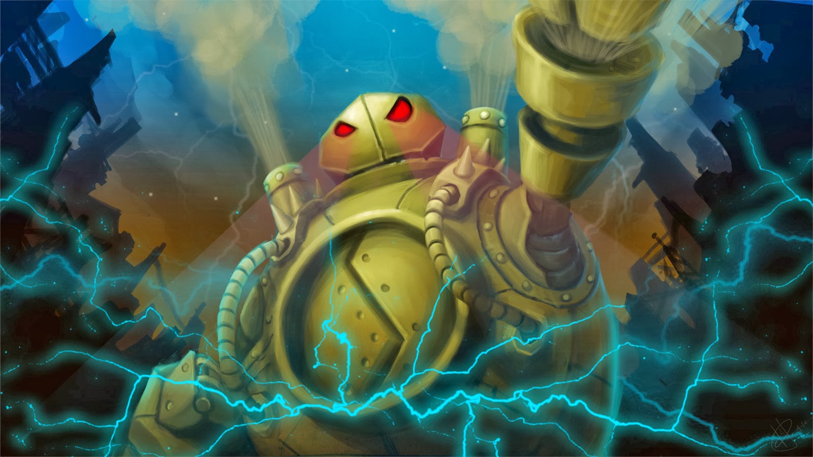 Blitzcrank League Of Legends Wallpaper Desktop