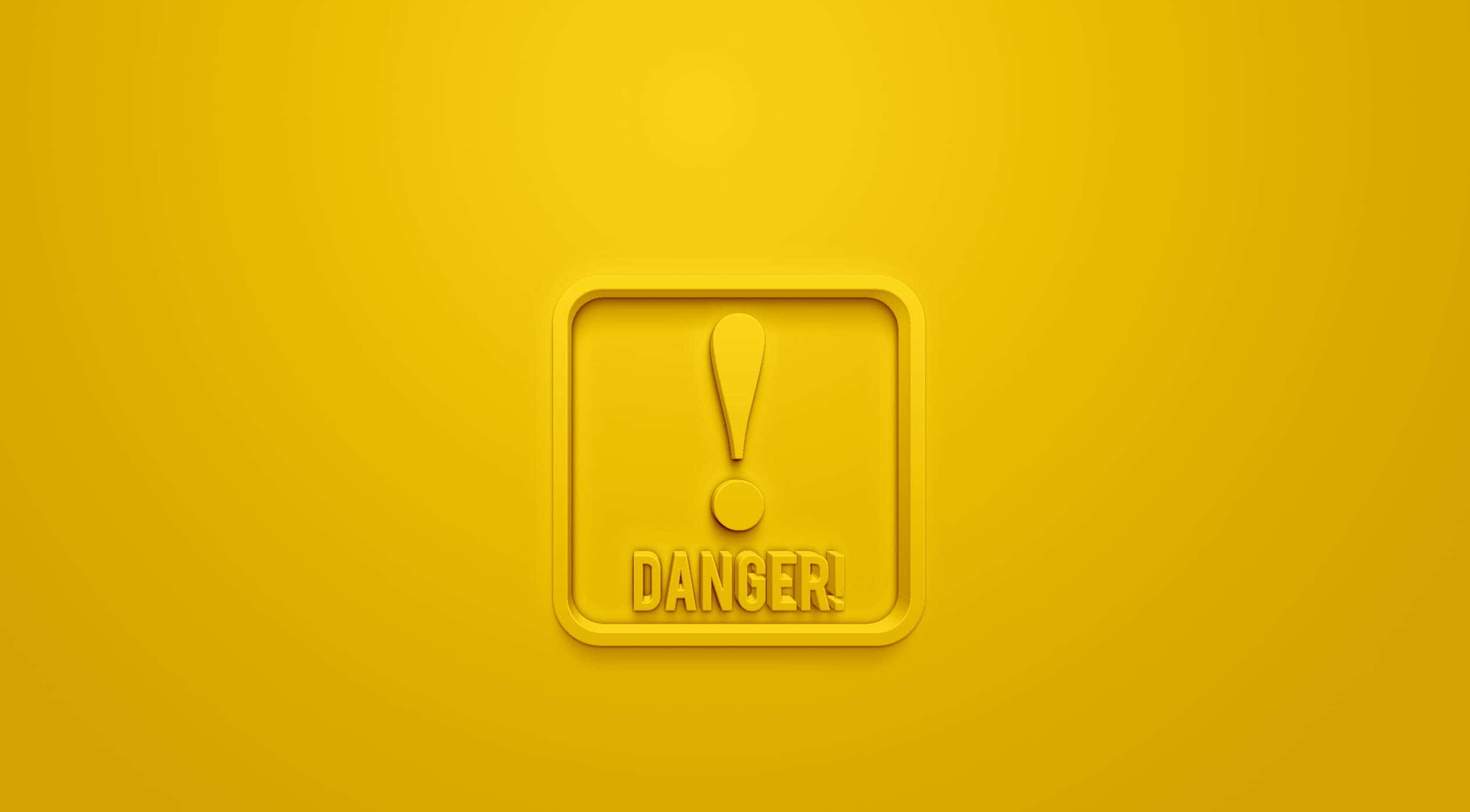 Take Caution Danger Lies Ahead Wallpaper