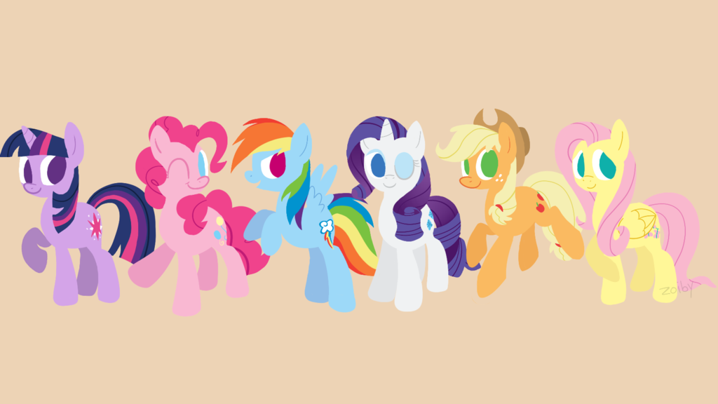 Mlp Mane Wallpaper By Zoiby