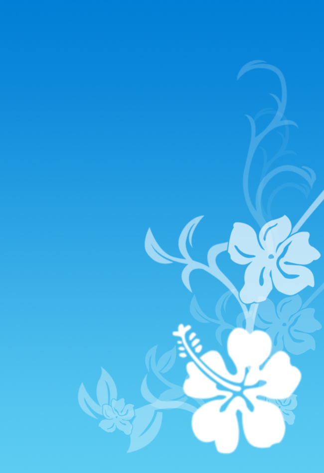 Blue Hawaiian Flower Background Summer By Thestrik3r