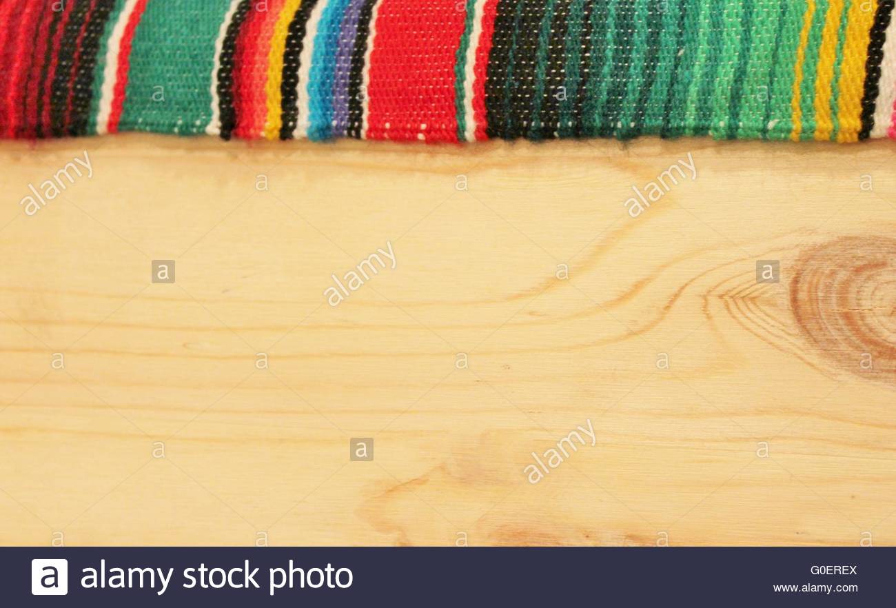 Striped Poncho Serape Background Stock Photo
