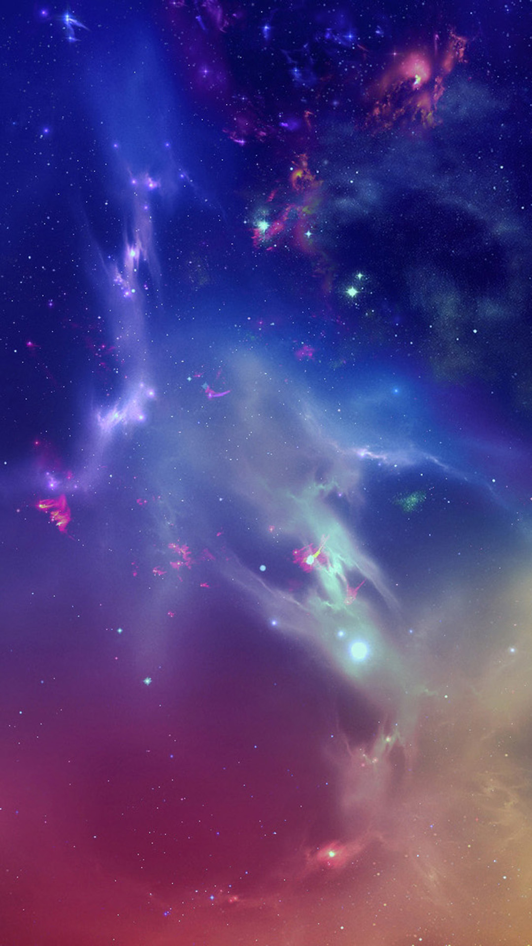 Hd Space Nebula Iphone Plus Wallpaper