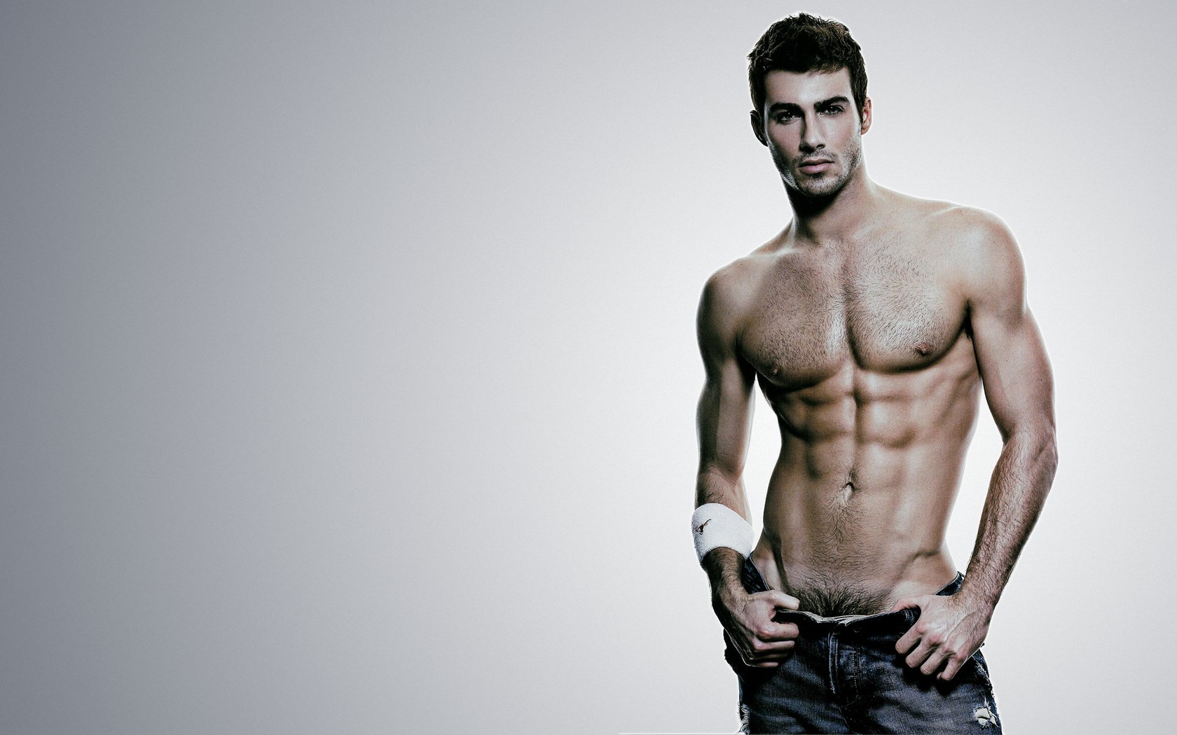 Men Muscles Muscular Male Models Justin Clynes HD Wallpaper General