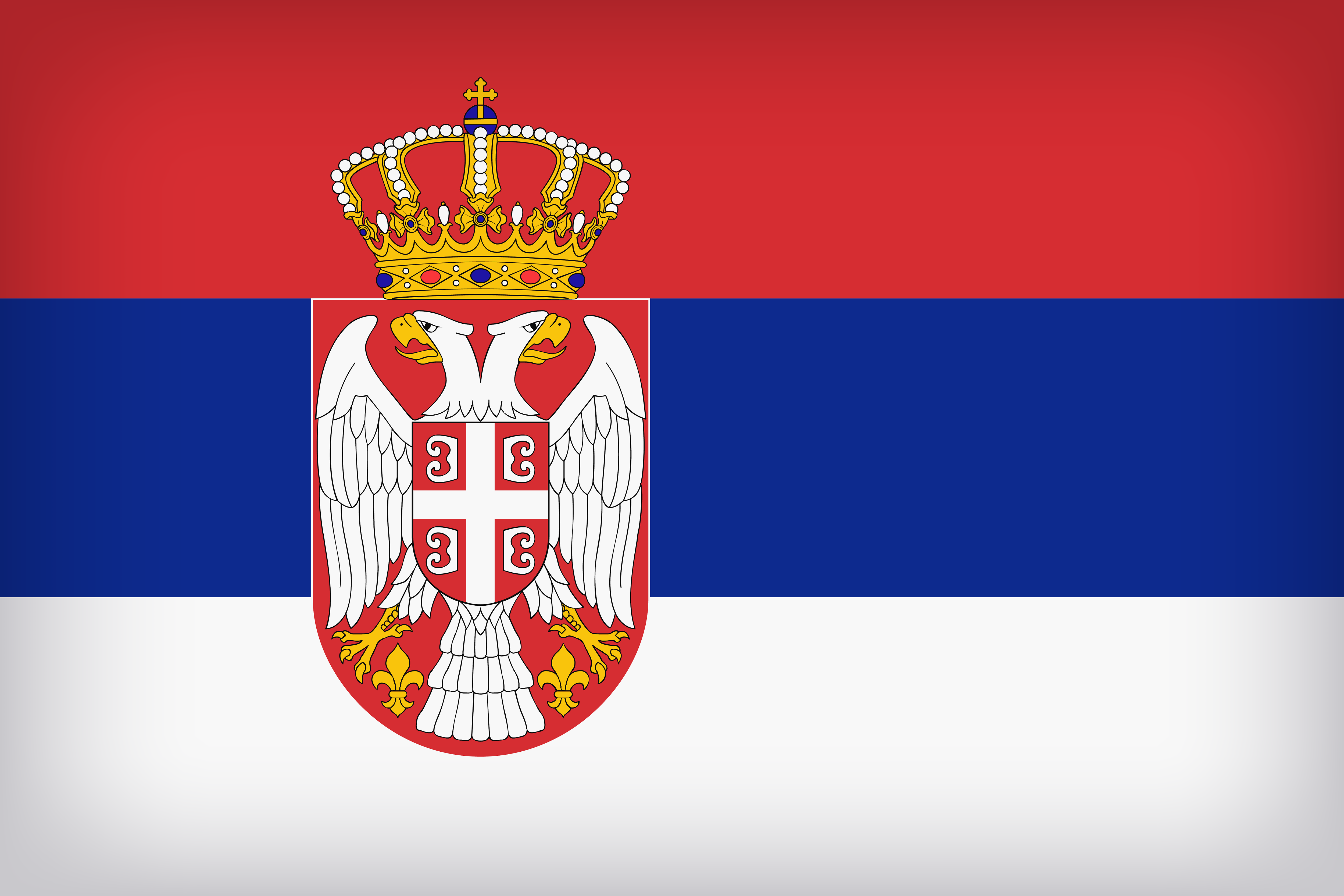 4k Serbian Flag Wallpaper Background Image