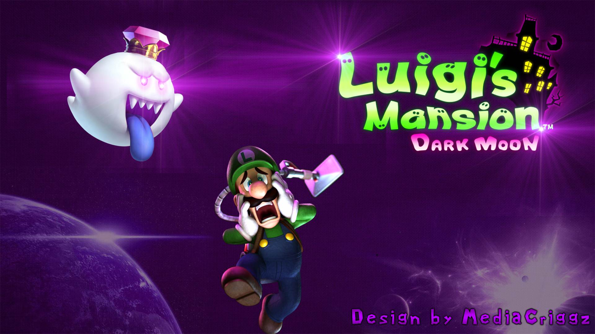 Luigis Mansion Dark Moon HD Wallpaper Gamingbolt Video Game