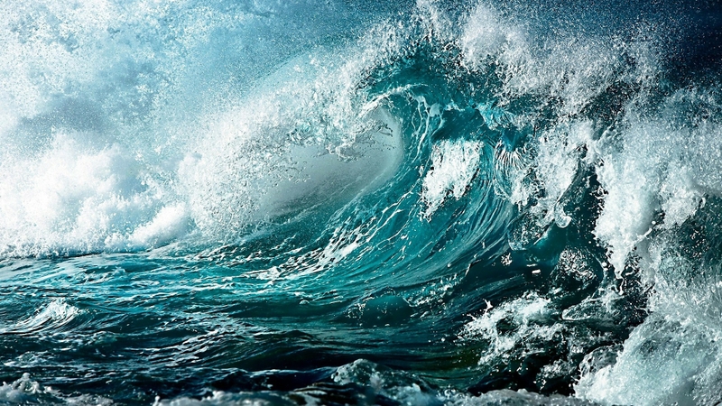 Sea Waves Wallpaper Nature Oceans HD Desktop
