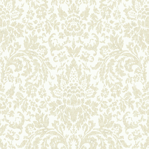 Grey And White Mottled Damask Wallpaper Wall Sticker Outlet