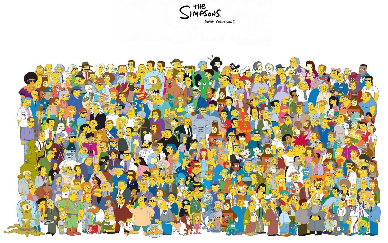Wallpaper Photo Art The Simpsons