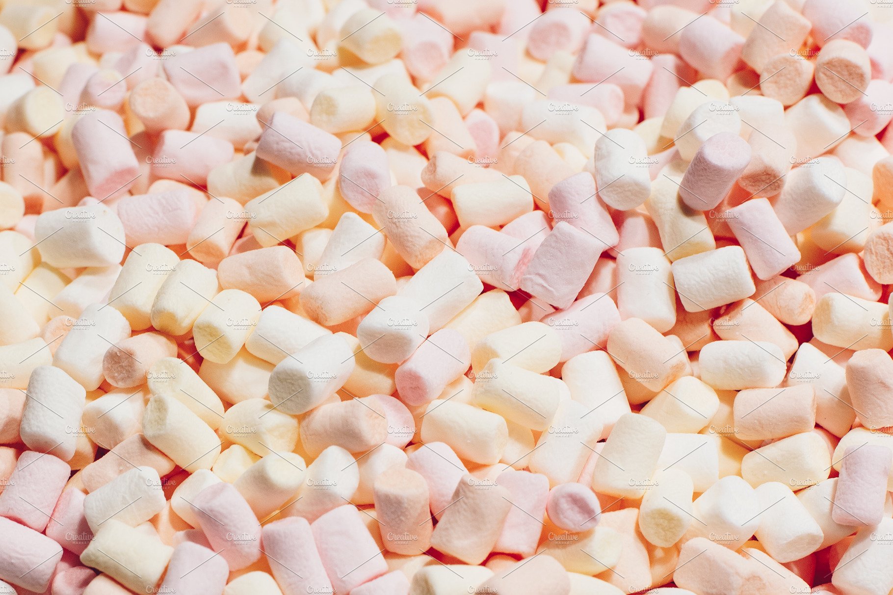 Pastel Marshmallow Background High Quality Food Image