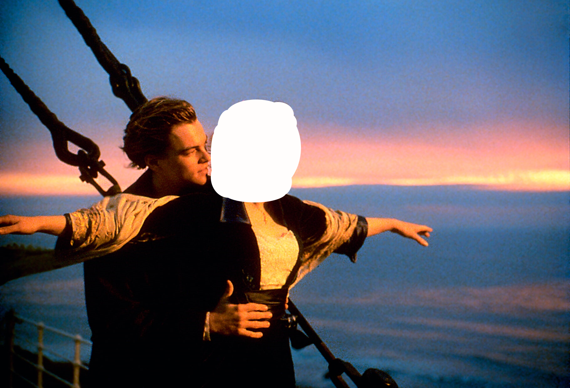 Titanic Scene With Jack Holding You ZoomBackground