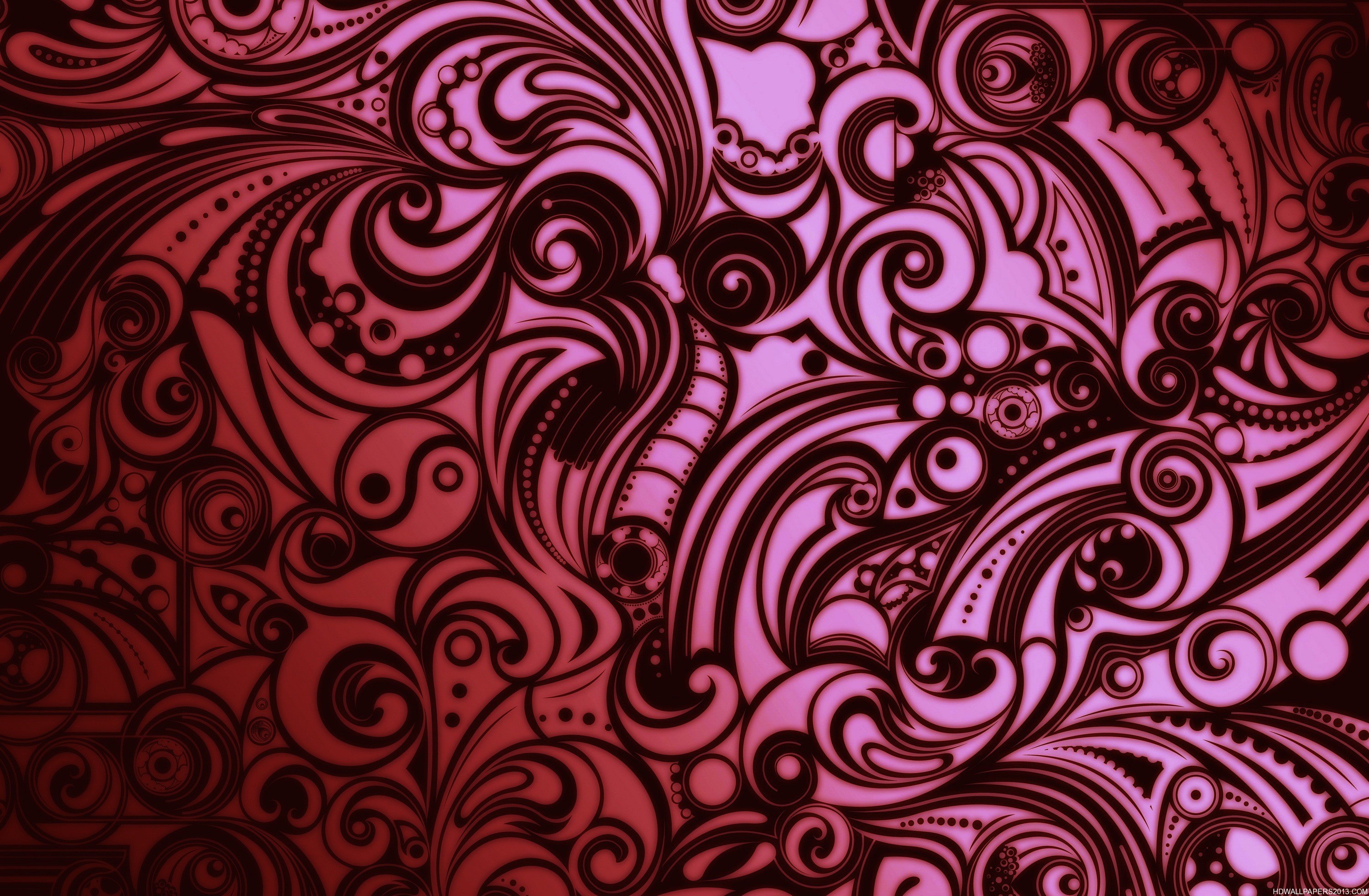 Elegant And Beautiful Purple Pattern High Definition Wallpaper