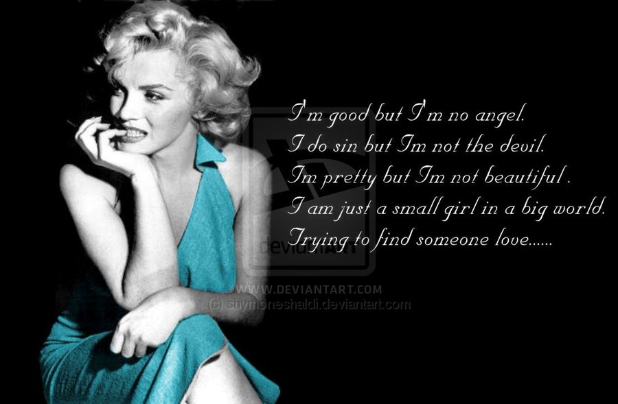 Marilyn Monroe Quote By Shymoneshaldi