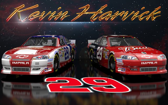 Kevin Harvick Budweiser Wicked Space Wallpaper