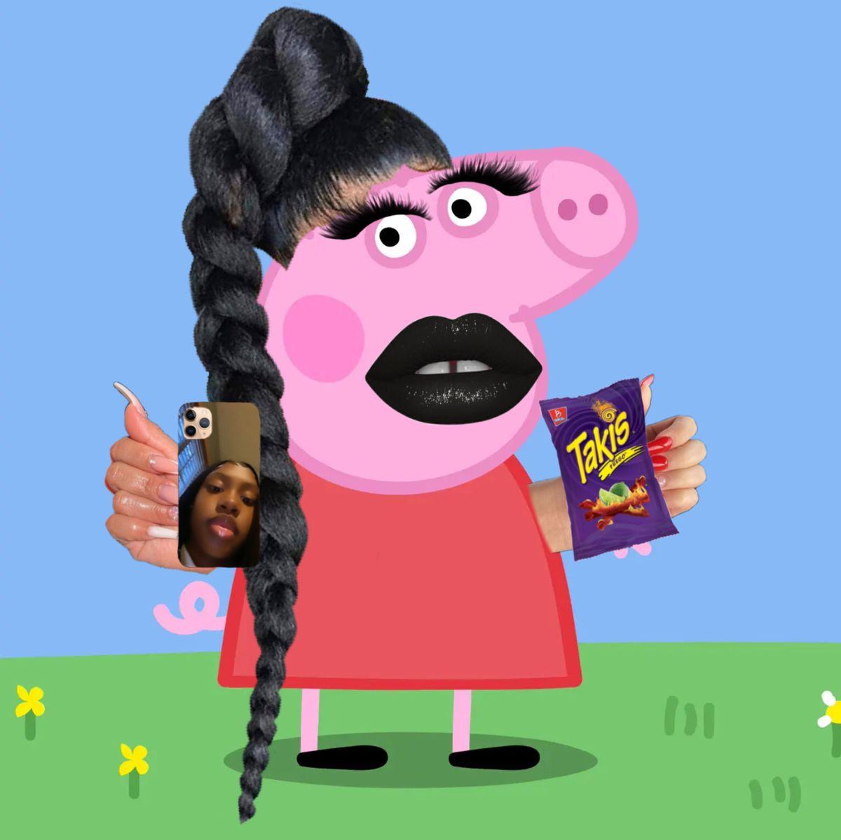 The Baddie Pig Peppa Funny Crazy Pictures Pix