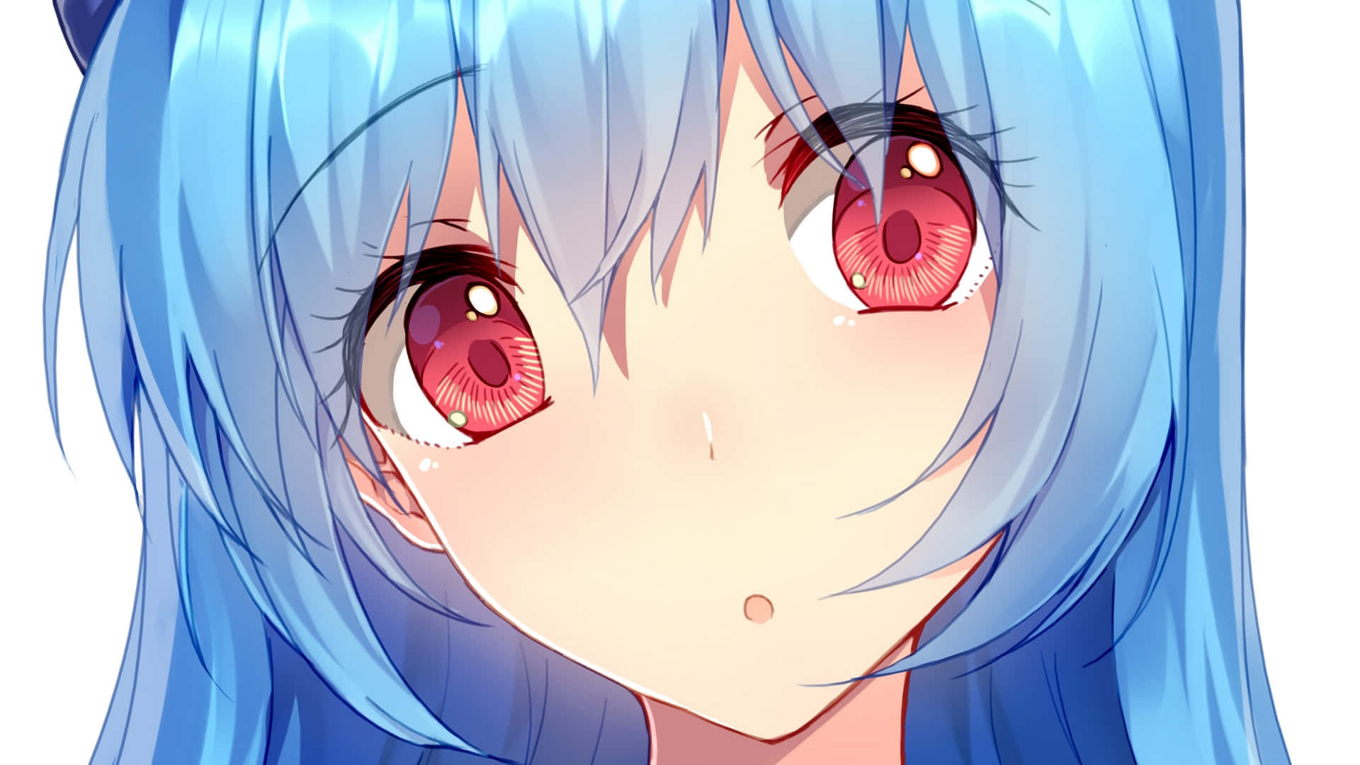 Blue Anime Aesthetic Background Wallpaper