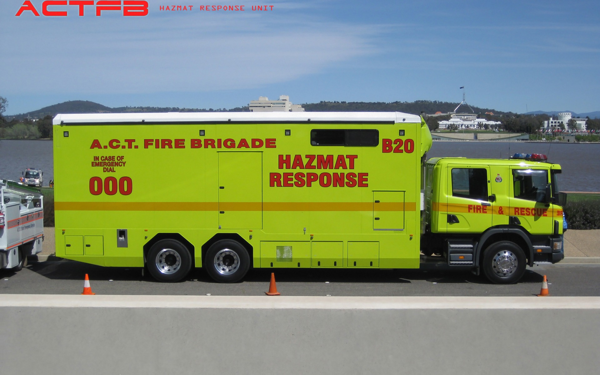 Fire Brigade Hazmat Engine Australia Truck Department