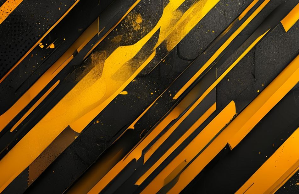 Black And Yellow Hd Wallpaper