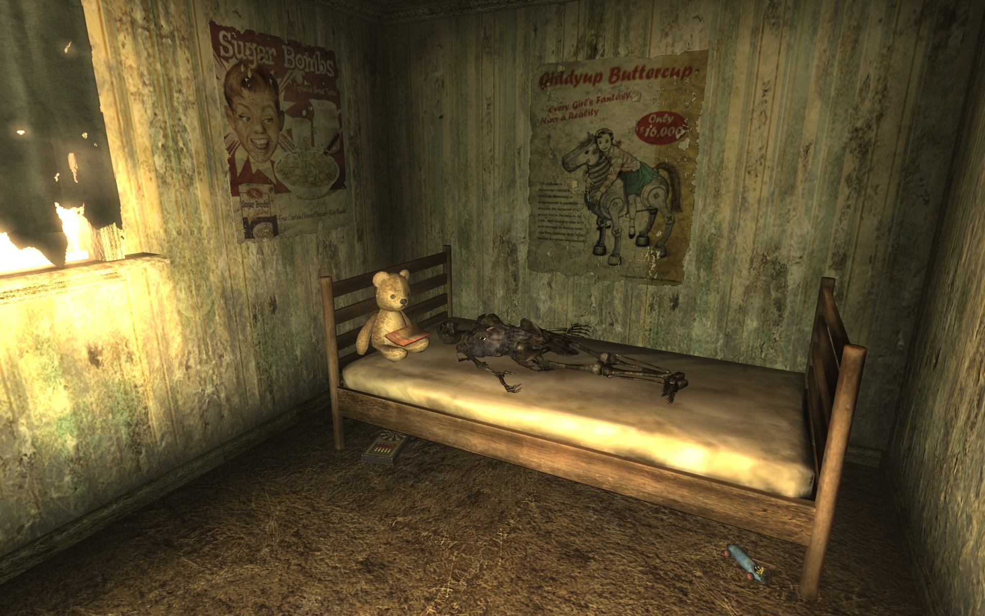 Fallout Dark Horror Apocalyptic Death Skeleton Wallpaper
