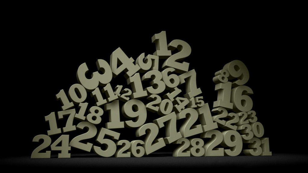 iPad Background Numbers Wallpaper