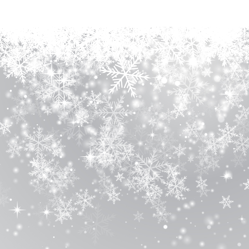 Winter Snowflake Background Vector Material Beautiful