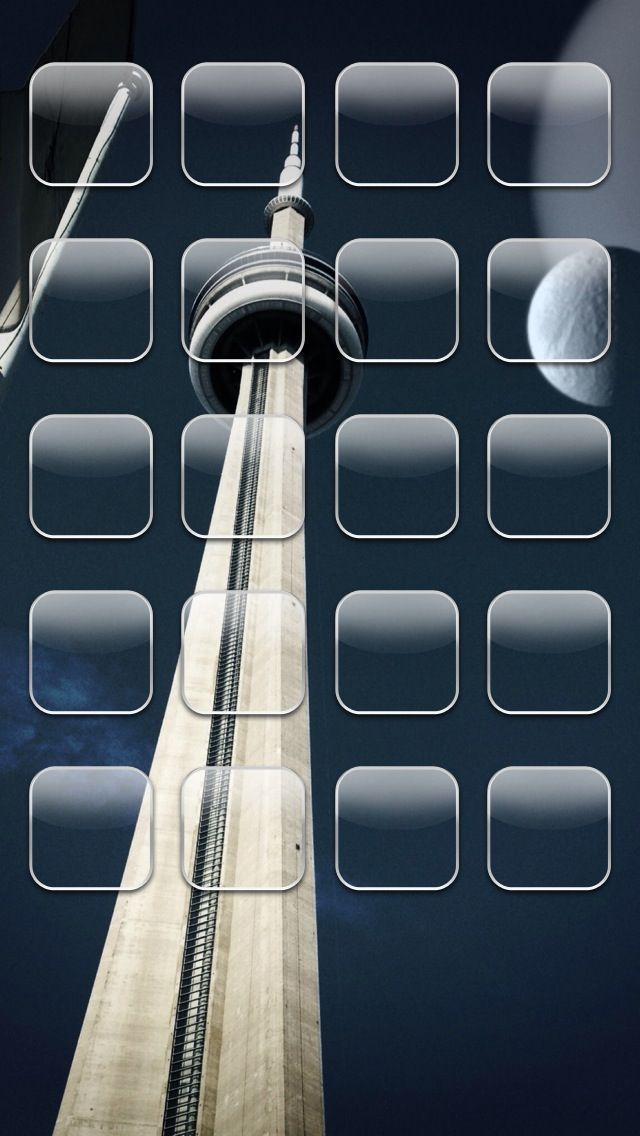 Alien Cn Tower iPhone Wallpaper 5s