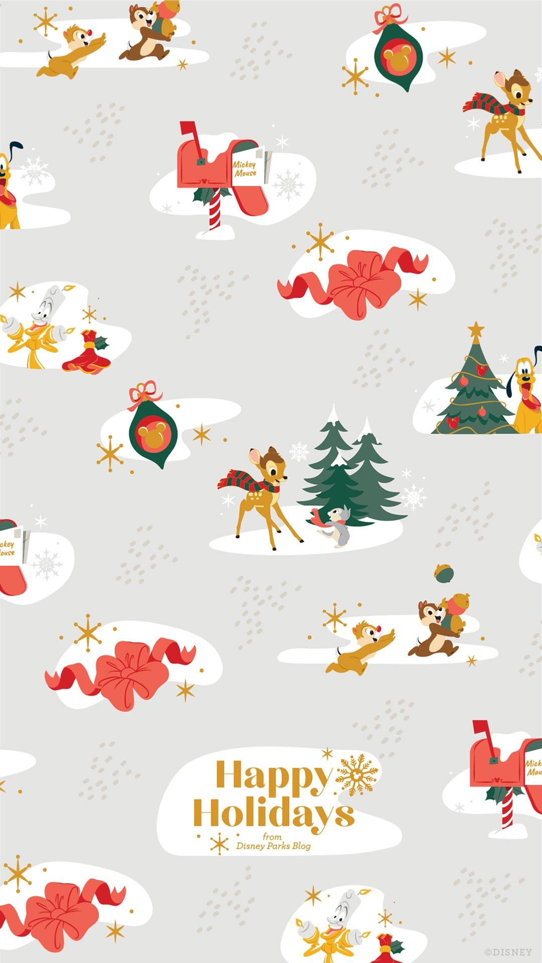 Holiday Wrapping Paper Wallpaper iPhone Android Watch