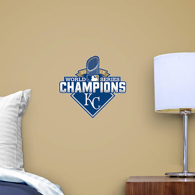 Kansas City Royals 2015 World Series Champions Teammate Logo Fathead