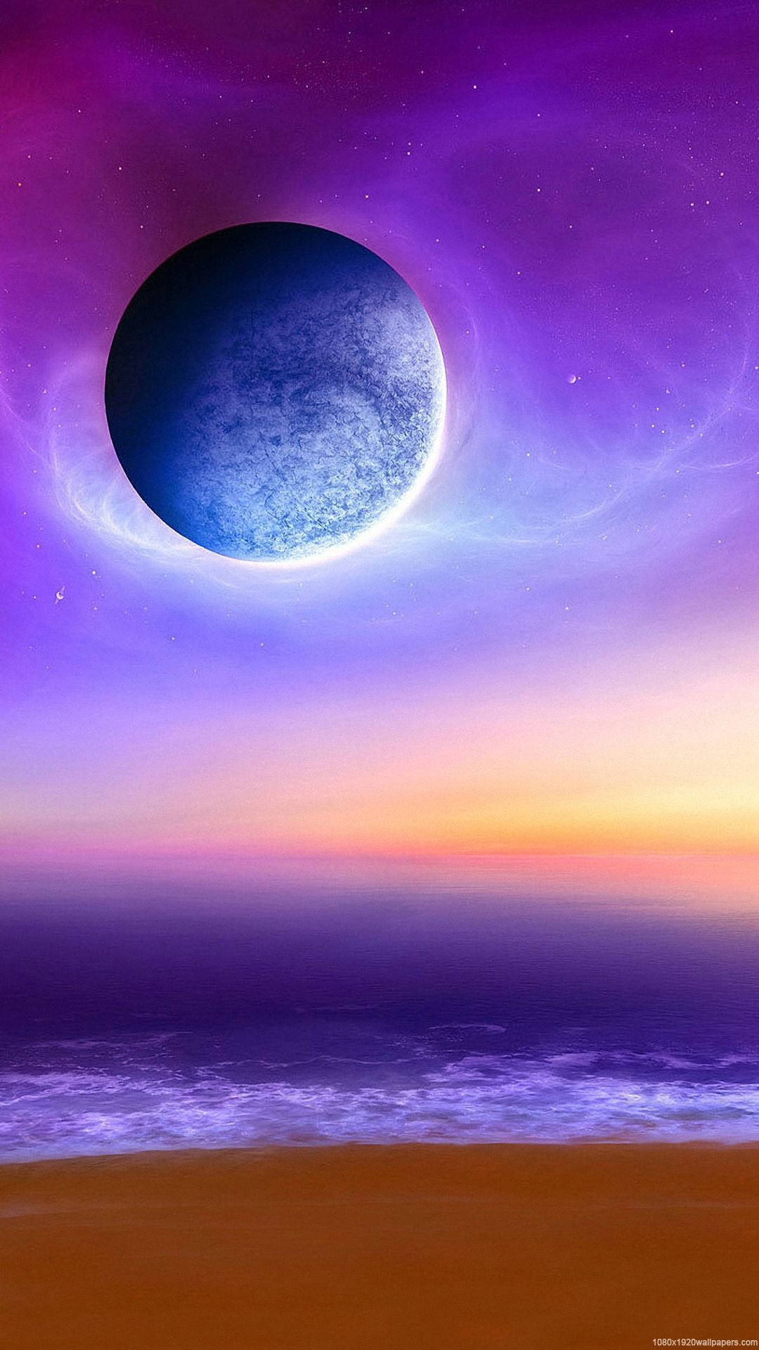 Earth From Space Through iPhone Wallpaper