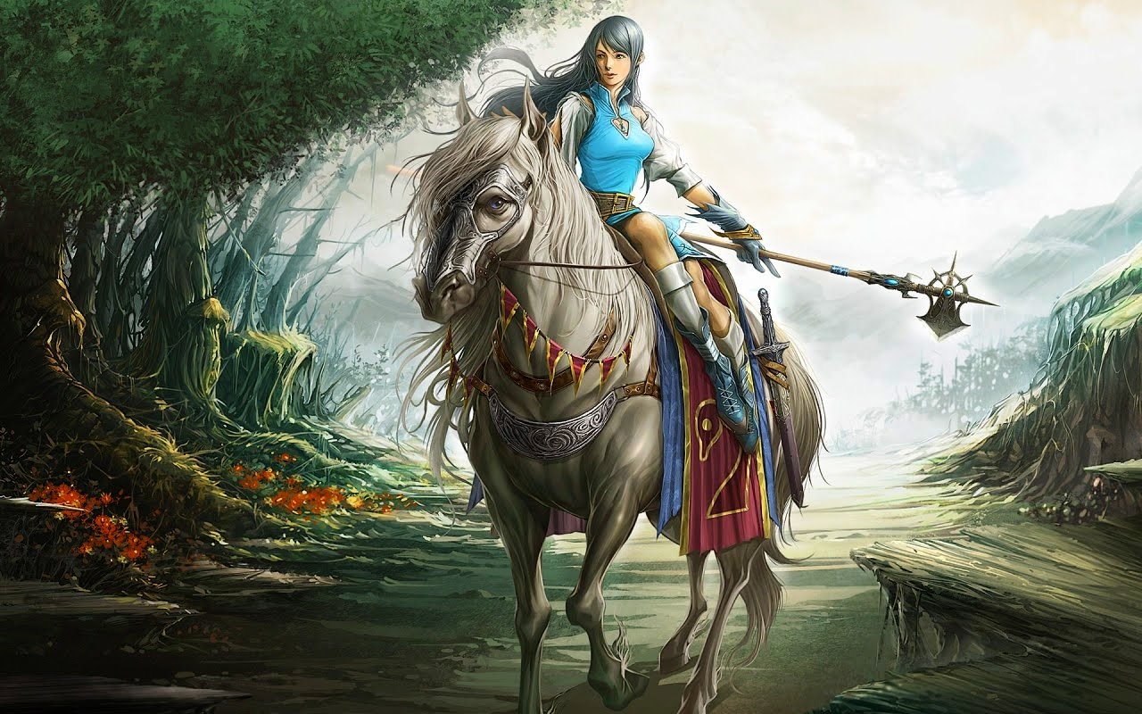 Knight Horse Fantasy Wallpaper