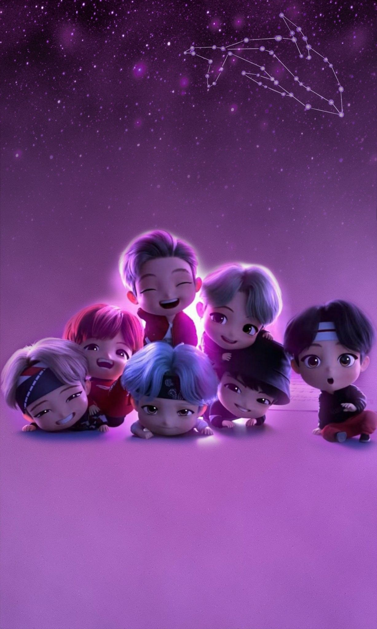 Cute Purple Aesthetic Wallpaper Bts